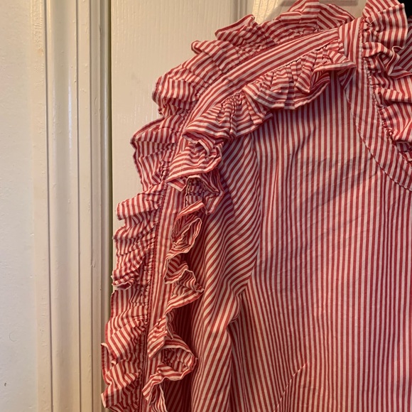 Stripe & Ruffle Pull-Over - Picture 7 of 10